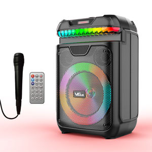 Subwoofer ZQS8139 de 8 pulgadas con luz RGB controlada por voz activa, altavoz inalámbrico para escenario de graves, fiesta, Karaoke, <span class=keywords><strong>DJ</strong></span>, ZQS8139 - Product Image 2