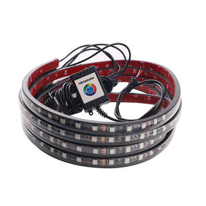 Lampu garis bawah mobil, cahaya Neon aksen dengan kendali jarak jauh nirkabel untuk truk SUV Mobil 90*120cm - Product Image 2