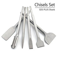 SDS Max marteau perforateur électrique Moil Point large plat creux gouge ciseau à pierre pour pierre à béton