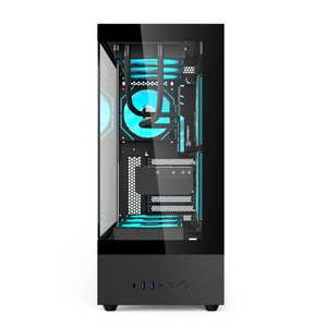 Gabinete de <span class=keywords><strong>PC</strong></span> para juegos, disponible en blanco y negro, personalizable, para CPU de escritorio, venta al por mayor, ATX, con pantalla LCD para <span class=keywords><strong>PC</strong></span> - Product Image 3