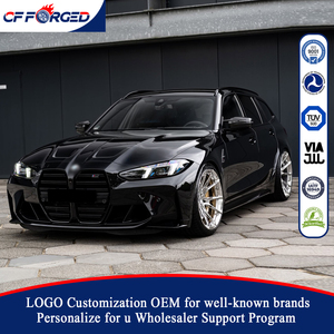 Nouvelles jantes en alliage chromé forgé à rayons multiples 16 pouces, finition argentée concave profonde, personnalisées pour Audi Mercedes AMG <span class=keywords><strong>LM</strong></span> TE37 VS5RS-RimRage - Product Image 1