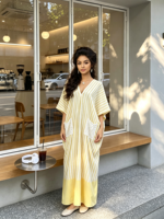 Robe décontractée ample pour femme, style Dashiki Kaftan, à rayures et col en V, avec poches en dentelle, grande taille, collection 2026, tendance africaine, idéale pour les vacances