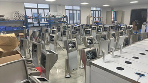 Porte de mécanisme de tourniquet de trépied à 2 bras en acier inoxydable 304 avec contrôle d'accès à reconnaissance faciale - Product Image 6