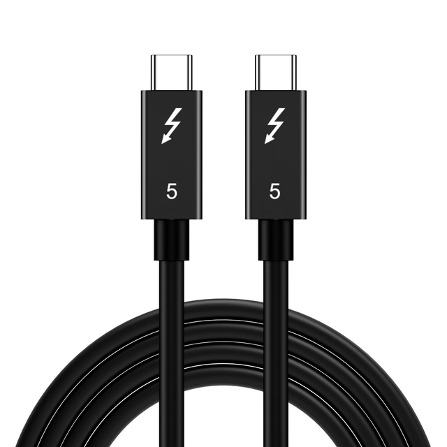 TUTI Wholesale High-speed Transmission 2m Thunderbolt 5 240w 80Gbps 16K120hz Twisted Pair/Coaxial Thunderbolt 5