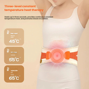 Ceinture chauffante intelligente, compresse chaude, ceinture chauffante vibrante, masseur de <span class=keywords><strong>la</strong></span> taille à pétrissage - Product Image 1