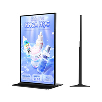 Proveedor de Pantallas LCD Publicitarias Digitales de Pie para Interiores, con Marco Ultra Delgado y Pantalla Completa, al por Mayor
