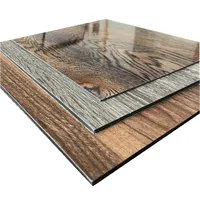 लकड़ी Cladding के डिजाइन दीवार Cladding सामग्री 6mm बाहरी Cladding आउटडोर सजावट के लिए दीवार पैनलों लकड़ी रंग एसीपी