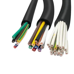 Multi Cores Low Voltage System Color Control Cable PVC Solid Copper House Wiring Electrical Cable