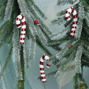 Arbre de Noël Béquilles Suspendues Boule <span class=keywords><strong>Alien</strong></span> Scallion Poudre Peinte Ensemble Boule De Noël Transfrontalière Ornements D'arbre - Product Image 3