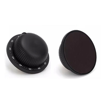 Neuartiger Mini Tragbarer Edelstahl Magnetisch Drehbarer Mechanischer Umweltfreundlicher 60-Minuten Countdown-Timer mit Ton für Küche und Kochen