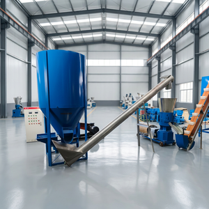 Directly Supplied Manufacturers New 1-2 Ton/h Automation Eco-Friendly Steel <b>Chicken</b> Cattle Sheep <b>Feed</b> Line - Product Image 3
