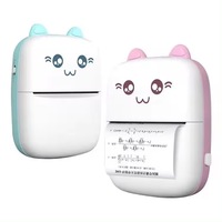 Penjualan yang baik stiker genggam Mini nirkabel Label Mini Bt Printer termal portabel