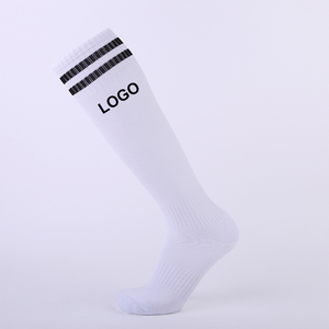 Calze da Calcio per Ragazzi <span class=keywords><strong>con</strong></span> Logo Personalizzato, Fondo in Spugna, Antiscivolo, Traspiranti, Lunghe fino al Ginocchio per Sport di Squadra - Product Image 2