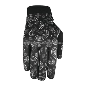 2026 Full-Finger Racing <b>Gloves</b> Breathable PU Leather Palm Outdoor Sports Cycling Motocross Motorcycle Touch Screen Print - Product Image 2