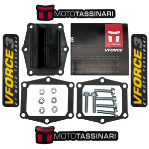 Nouvelle soupape à lamelles en fibre de carbone VForce pour moto CR250R TRX250 Yamaha YZ85 YZ400 <span class=keywords><strong>GasGas</strong></span> MC250 - Product Image 2