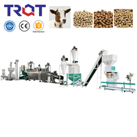 Extrudeuse de granulés d'aliments pour poissons à vis simple haut de gamme et machine de fabrication de granulés flottants