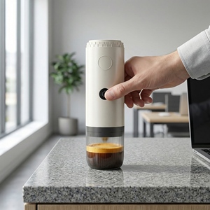 Nueva Cafetera Espresso Programable Recargable por USB, Portátil, para Exteriores/para Montar en el Coche, Cafetera de Cápsulas de Doble Filtro, para el Hogar - Product Image 4