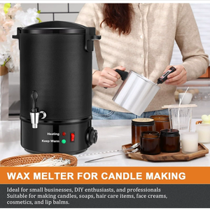<span class=keywords><strong>Calentador</strong></span> de Cera Termostático de Acero Inoxidable de 10L para Salón de Belleza, Depilación, Fabricación de Velas, <span class=keywords><strong>Calentador</strong></span> de Cera de <span class=keywords><strong>Parafina</strong></span> - Product Image 5