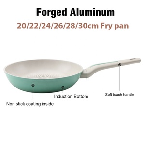 Poêle à frire commerciale antiadhésive en aluminium forgé avec technologie Thermo-Spot intégrée, compatible induction, 24 cm, modèle allemand européen - Product Image 6
