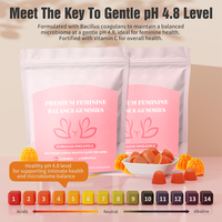 Gummies probiotiques à la saveur d'ananas ACORN pour la santé des femmes, soutien immunitaire, équilibre féminin, gummies
