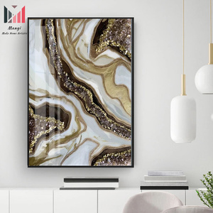 Dipinto Moderno di Alta Qualità con Diamanti 3D, Cristalli, Porcellana e Marmo, Arte Astratta per Decorazione di Casa, Hotel e Ufficio - Product Image 3
