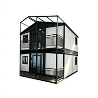 Rumah Kontainer Villa Prefabrikasi Sayap Ganda yang Dapat Diperluas