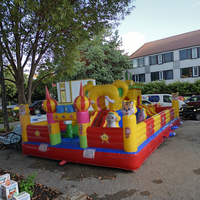Château gonflable géant à l'effigie d'un tigre, best-seller, avec toboggan, respectueux de l'environnement, équipement de terrain de jeu extérieur pour enfants