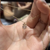 Модные цепочки-колье на заказ из золота 10к/14к/18к с выращенными в лаборатории бриллиантами IGI 1.5 карата, подвески для женщин