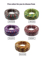 Industrielles Brand bekämpfung spezifisches Leitungs signal Twisted Pair Wire Zweifarbiges 1,5 mm² RVS Feuer beständiges Netz kabel