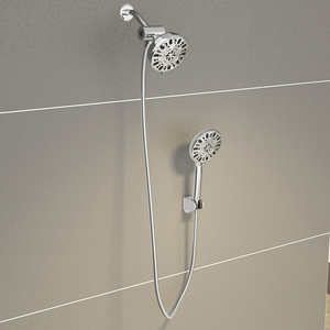 Pomme <span class=keywords><strong>de</strong></span> <span class=keywords><strong>douche</strong></span> combinée à 3 voies à haute pression Aquacubic Factory avec kit à 7 réglages - Product Image 2