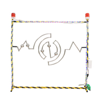 Wacky Wire Carnival Game Machine en acier inoxydable Skill Buzz Wire Crane Machine English Coin Pusher Arcade pour adultes