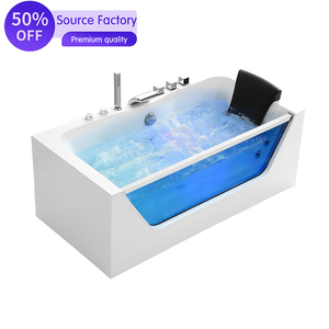 Bañera de hidromasaje de pie de lujo con luz, SPA de hidromasaje con cromoterapia - Product Image 1