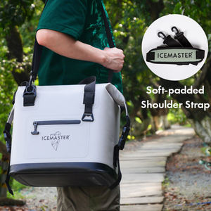Sac isotherme portable IceMaster 16 24 48 canettes, fraîcheur durable, imperméable, écologique, en TPU souple pour la pêche - Product Image 2