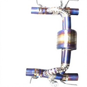 Sistema de Escape Trasero de Titanio de Alta Calidad con Válvulas para Ferrari 488 GTB/Spider/Pista 3.9T V8 2015-2019 - Product Image 1
