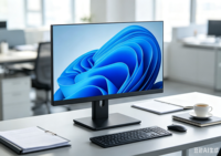 Dudukan Logam Tetap untuk Komputer Desktop dengan Logo Kustom Merek Baru OEM