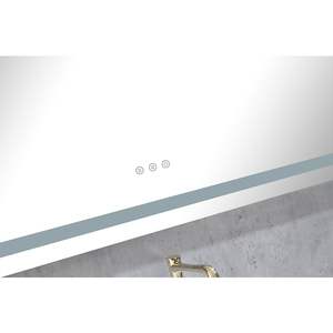 DB LED Lighted <b>Bathroom</b> Wall Mounted <b>Mirror</b> 20*30 <b>Oval</b> Framed Modern High Lumen Anti-Fog Separately Control Dimmer Function - Product Image 3