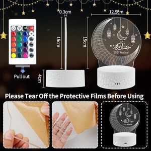 Lámpara de Mesa LED Decorativa para el Festival de Eid Mubarak y Ramadán, con Control Remoto y Aplicación, Venta al por Mayor - Product Image 2