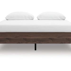 โครงเตียงไม้เนื้อแข็งแบบมินิมอล สีเข้ม แข็งแรง ทนทาน ปรับระดับได้ แกะสลักด้วยมือ ประหยัดพื้นที่  ปรับแต่งสีได้ สำหรับห้องนั่งเล่น - Product Image 2