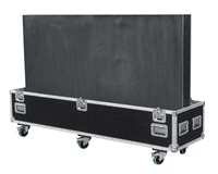 Flight case double pour téléviseurs 85 pouces, Flight case personnalisé pour écran