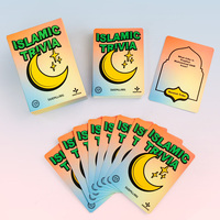 Jeu de cartes sur le thème de la lune, imprimé sur mesure en CMJN 4 couleurs, papier écologique de qualité supérieure, finition mate, boîte durable - Vente en gros personnalisée
