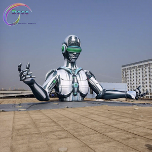 Sculpture de robot gonflable géante pour la publicité extérieure, buste gonflable de guerrier IA pour exposition artistique et événementiel - Product Image 2