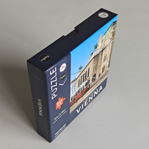 Rompecabezas de 100 Piezas de Alta Calidad, Personalizado, a Todo Color, Educativo, de Cartón, con Diseño de Póster de Viaje a Viena, con Logotipo Personalizado - Product Image 2