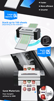 Cortadora de Etiquetas con Alimentación Automática Skycut A3MAX2, Máquina de Corte de Hojas con Cámara CCD, Cortadora de Papel Individual, Plotter