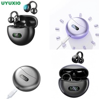 Autres appareils électroniques grand public : Écouteurs sans fil à crochet d'oreille pour le fitness, étui de chargement compact, appairage en une étape, portée de signal de 10 m pour la musique et le sport