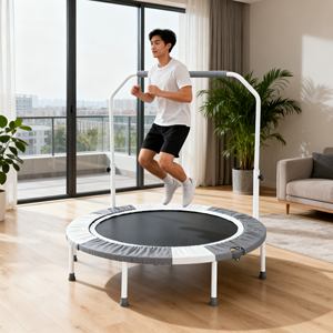Trampolín Rectangular Premium para Gimnasia Profesional con Resortes de Alta Tensión y Colchonetas de Seguridad - Product Image 5