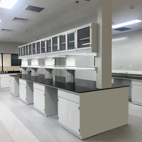 Mesa de Trabajo de Resina Fenólica, Banco de Laboratorio de Acero de Alta Calidad, Precio de Fábrica, Banco de Laboratorio de Acero Tipo Isla