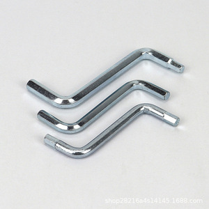 Clé hexagonale métrique de type Z à double extrémité, clé hexagonale courbée, qualité industrielle, acier 45, système de mesure métrique - Product Image 3