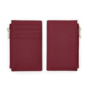 <span class=keywords><strong>Porta</strong></span> <span class=keywords><strong>carte</strong></span> Zip <span class=keywords><strong>donna</strong></span> portafoglio sottile <span class=keywords><strong>in</strong></span> <span class=keywords><strong>pelle</strong></span> sintetica personalizzato di alta qualità - Product Image 6