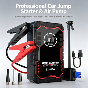 Arrancador de Coches Portátil 4 en 1 <span class=keywords><strong>con</strong></span> Compresor de Aire, Inflador de Neumáticos y <span class=keywords><strong>Batería</strong></span> Externa - Product Image 1