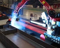 ZMDE New H Beam T Beam Brazo de robot de soldadura de 6 ejes con una carga de 6kg